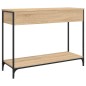 vidaXL Tavolino Consolle Rovere Sonoma 100x34,5x75cm Legno Multistrato vidaXL Tavolino Consolle Rovere Sonoma 100x34,5x75cm Legno Multistrato