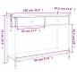 vidaXL Tavolino Consolle Rovere Sonoma 100x34,5x75cm Legno Multistrato vidaXL Tavolino Consolle Rovere Sonoma 100x34,5x75cm Legno Multistrato