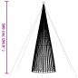 vidaXL Illuminazione Albero Natale a Cono 1544LED Bianco Freddo 500cm vidaXL Illuminazione Albero Natale a Cono 1544LED Bianco Freddo 500cm
