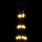vidaXL Luce Albero di Natale su Pennone 3000LED Bianco Caldo 800cm vidaXL Luce Albero di Natale su Pennone 3000LED Bianco Caldo 800cm