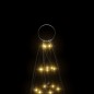 vidaXL Luce Albero di Natale su Pennone 200LED Bianco Caldo 180cm vidaXL Luce Albero di Natale su Pennone 200LED Bianco Caldo 180cm