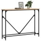 vidaXL Tavolino Consolle Rovere Sonoma 102x22,5x75cm Legno Multistrato vidaXL Tavolino Consolle Rovere Sonoma 102x22,5x75cm Legno Multistrato