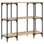 vidaXL Tavolino Consolle Rovere Sonoma 102x35x90 cm Legno Multistrato