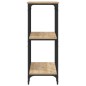 vidaXL Tavolino Consolle Rovere Sonoma 102x35x90 cm Legno Multistrato