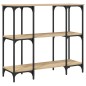 vidaXL Tavolino Consolle Rovere Sonoma 102x35x90 cm Legno Multistrato
