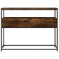 vidaXL Tavolino Consolle Rovere Fumo 100x40x75 cm in Legno Multistrato vidaXL Tavolino Consolle Rovere Fumo 100x40x75 cm in Legno Multistrato