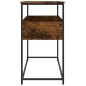 vidaXL Tavolino Consolle Rovere Fumo 100x40x75 cm in Legno Multistrato vidaXL Tavolino Consolle Rovere Fumo 100x40x75 cm in Legno Multistrato