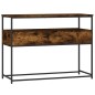 vidaXL Tavolino Consolle Rovere Fumo 100x40x75 cm in Legno Multistrato vidaXL Tavolino Consolle Rovere Fumo 100x40x75 cm in Legno Multistrato