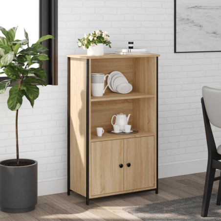 vidaXL Credenza Rovere Sonoma 62x32x103,5 cm in Legno Multistrato