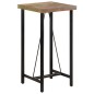vidaXL Tavolino da Bar 55x55x107 cm Legno Massello di Recupero e Ferro vidaXL Tavolino da Bar 55x55x107 cm Legno Massello di Recupero e Ferro
