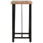 vidaXL Tavolino da Bar 55x55x107 cm Legno Massello di Recupero e Ferro vidaXL Tavolino da Bar 55x55x107 cm Legno Massello di Recupero e Ferro