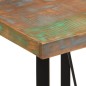 vidaXL Tavolino da Bar 55x55x107 cm Legno Massello di Recupero e Ferro vidaXL Tavolino da Bar 55x55x107 cm Legno Massello di Recupero e Ferro