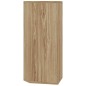 vidaXL Armadietto Angolare con Specchio da Bagno Rovere 30x24x60 cm vidaXL Armadietto Angolare con Specchio da Bagno Rovere 30x24x60 cm