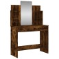 vidaXL Toeletta con Specchio Rovere Fumo 96x39x142 cm vidaXL Toeletta con Specchio Rovere Fumo 96x39x142 cm