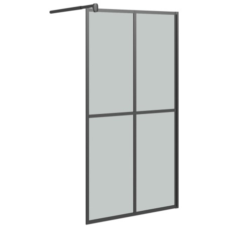 vidaXL Cabina Doccia 100x195 cm Vetro Temperato Scuro