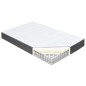 vidaXL Letto a Molle Grigio Scuro in Tessuto 160x200 cm vidaXL Letto a Molle Grigio Scuro in Tessuto 160x200 cm
