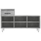 vidaXL Scarpiera Grigio Cemento 102x36x60 cm in Legno Multistrato vidaXL Scarpiera Grigio Cemento 102x36x60 cm in Legno Multistrato