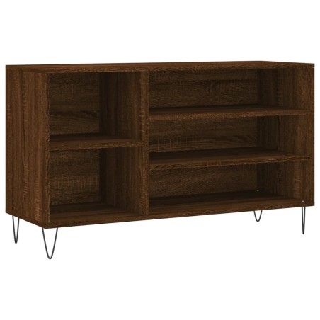 vidaXL Scarpiera Rovere Marrone 102x36x60 cm in Legno Multistrato