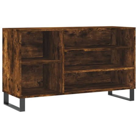 vidaXL Scarpiera Rovere Fumo 102x36x60 cm in Legno Multistrato
