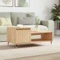 vidaXL Tavolino da Salotto Rovere Sonoma 100x50x45cm Legno Multistrato
