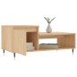 vidaXL Tavolino da Salotto Rovere Sonoma 100x50x45cm Legno Multistrato