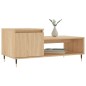 vidaXL Tavolino da Salotto Rovere Sonoma 100x50x45cm Legno Multistrato