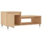 vidaXL Tavolino da Salotto Rovere Sonoma 100x50x45cm Legno Multistrato