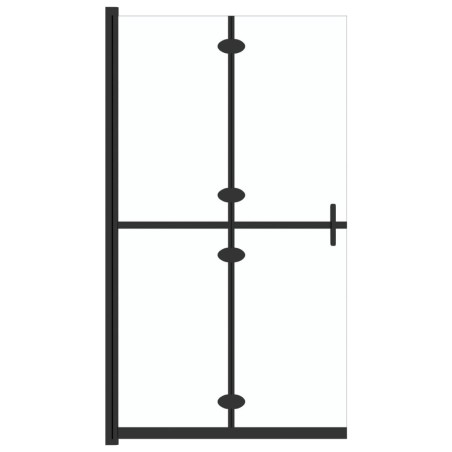 vidaXL Parete per Doccia Walk-in Pieghevole in Vetro ESG 80x190 cm