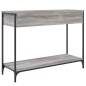 vidaXL Tavolino Consolle Grigio Sonoma 100x34,5x75cm Legno Multistrato vidaXL Tavolino Consolle Grigio Sonoma 100x34,5x75cm Legno Multistrato