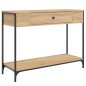 vidaXL Tavolino Consolle Rovere Sonoma 100x34,5x75cm Legno Multistrato