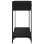 vidaXL Tavolino Consolle Nero 75x34,5x75 cm in Legno Multistrato vidaXL Tavolino Consolle Nero 75x34,5x75 cm in Legno Multistrato