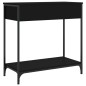 vidaXL Tavolino Consolle Nero 75x34,5x75 cm in Legno Multistrato vidaXL Tavolino Consolle Nero 75x34,5x75 cm in Legno Multistrato