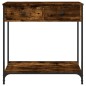 vidaXL Tavolino Consolle Rovere Fumo 75x34,5x75cm Legno Multistrato vidaXL Tavolino Consolle Rovere Fumo 75x34,5x75cm Legno Multistrato