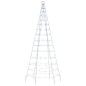 vidaXL Illuminazione Albero di Natale su Pennone 200LED Blu 180cm vidaXL Illuminazione Albero di Natale su Pennone 200LED Blu 180cm