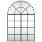 vidaXL Specchio da Parete Nero 80x120 cm Arco in Ferro vidaXL Specchio da Parete Nero 80x120 cm Arco in Ferro