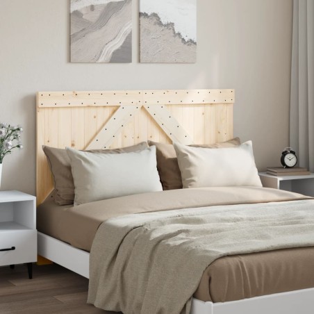 vidaXL Testiera 140x104 cm in Legno Massello di Pino