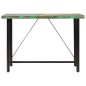 vidaXL Tavolino da Bar 150x70x107cm Legno Massello di Recupero e Ferro vidaXL Tavolino da Bar 150x70x107cm Legno Massello di Recupero e Ferro
