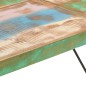vidaXL Tavolino da Bar 150x70x107cm Legno Massello di Recupero e Ferro vidaXL Tavolino da Bar 150x70x107cm Legno Massello di Recupero e Ferro