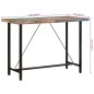 vidaXL Tavolino da Bar 150x70x107cm Legno Massello di Recupero e Ferro vidaXL Tavolino da Bar 150x70x107cm Legno Massello di Recupero e Ferro