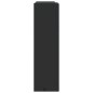 vidaXL Armadietto Bagno con Specchio e LED Nero 45x13x52 cm vidaXL Armadietto Bagno con Specchio e LED Nero 45x13x52 cm