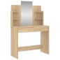 vidaXL Toeletta con Specchio Rovere Sonoma 96x39x142 cm vidaXL Toeletta con Specchio Rovere Sonoma 96x39x142 cm
