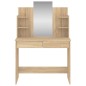 vidaXL Toeletta con Specchio Rovere Sonoma 96x39x142 cm vidaXL Toeletta con Specchio Rovere Sonoma 96x39x142 cm
