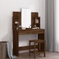 vidaXL Toeletta con Specchio Rovere Marrone 96x39x142 cm vidaXL Toeletta con Specchio Rovere Marrone 96x39x142 cm