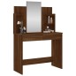 vidaXL Toeletta con Specchio Rovere Marrone 96x39x142 cm vidaXL Toeletta con Specchio Rovere Marrone 96x39x142 cm