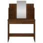 vidaXL Toeletta con Specchio Rovere Marrone 96x39x142 cm vidaXL Toeletta con Specchio Rovere Marrone 96x39x142 cm
