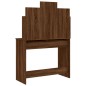 vidaXL Toeletta con Specchio Rovere Marrone 96x39x142 cm vidaXL Toeletta con Specchio Rovere Marrone 96x39x142 cm