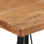 vidaXL Tavolino da Bar 55x55x107cm in Legno Massello di Acacia e Ferro vidaXL Tavolino da Bar 55x55x107cm in Legno Massello di Acacia e Ferro