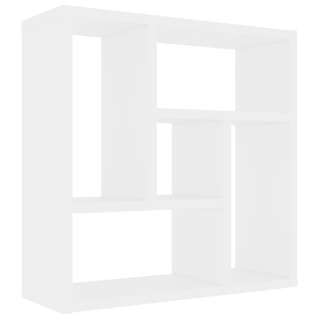 vidaXL Scaffale a Parete Bianco 45,1x16x45,1 cm in Legno Multistrato