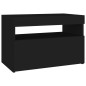 vidaXL Mobili Porta TV con Luci LED 2 pz Neri 60x35x40 cm vidaXL Mobili Porta TV con Luci LED 2 pz Neri 60x35x40 cm