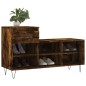 vidaXL Scarpiera Rovere Fumo 102x36x60 cm in Legno Multistrato vidaXL Scarpiera Rovere Fumo 102x36x60 cm in Legno Multistrato